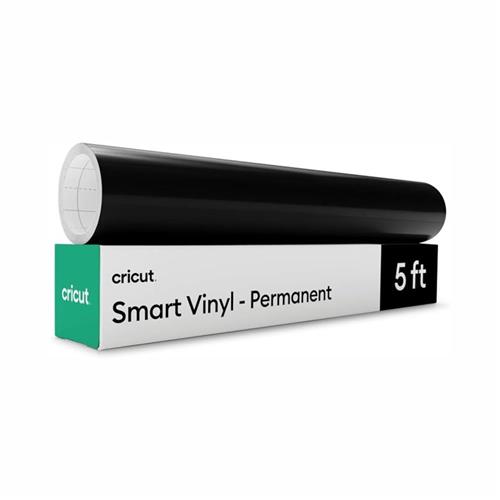 Cricut Value Smart Vinil Permanente, Preto (33 cm x 1,5 m) – para máquinas Cricut Maker e Explore
