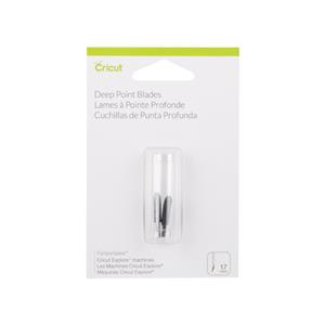  Lâmina de Corte Profundo Cricut , Kit com 2 Lâminas , 1,7 mm , Preta
