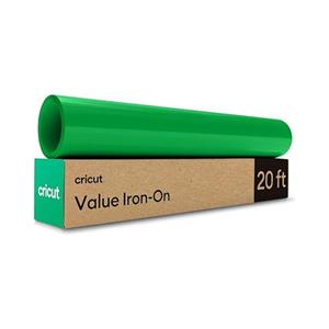 Cricut® Value Iron-On , Verde (30,5 cm x 6,1 m) – HTV (vinil de transferência por calor)