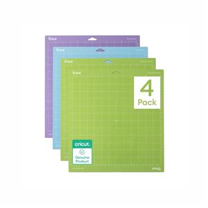 Cricut Base de Corte Pacote com 4 unidades Aderência Leve , padrão e forte - 30,5 cm x 30,5 cm