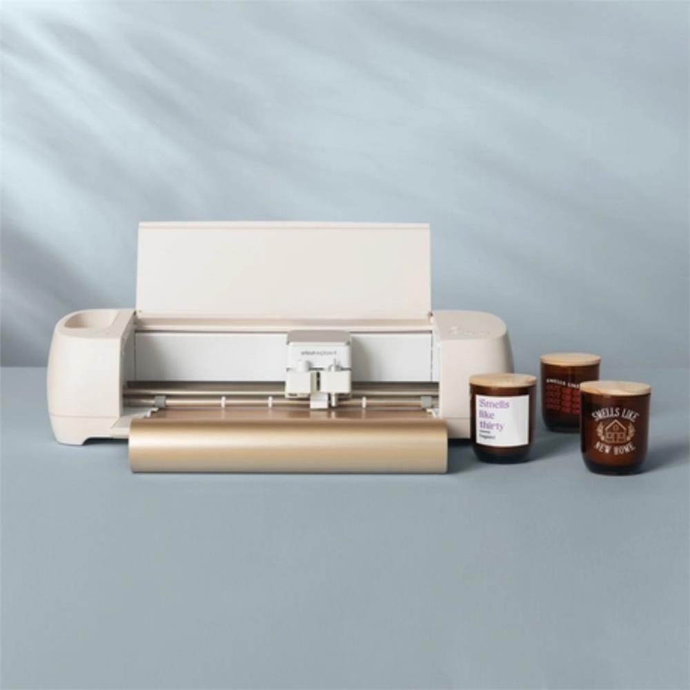  Cricut Explore 4 Máquina de Corte Inteligente, Cor Seashell, 56,4 cm, Ideal para Vinil, Papel, Tecido e Couro, Conexão Bluetooth 