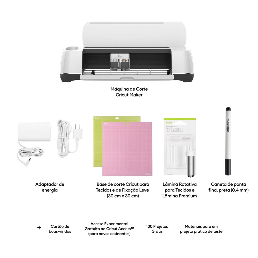 Cricut Maker Champagne, Máquina de Corte Inteligente, Original Bivolt.