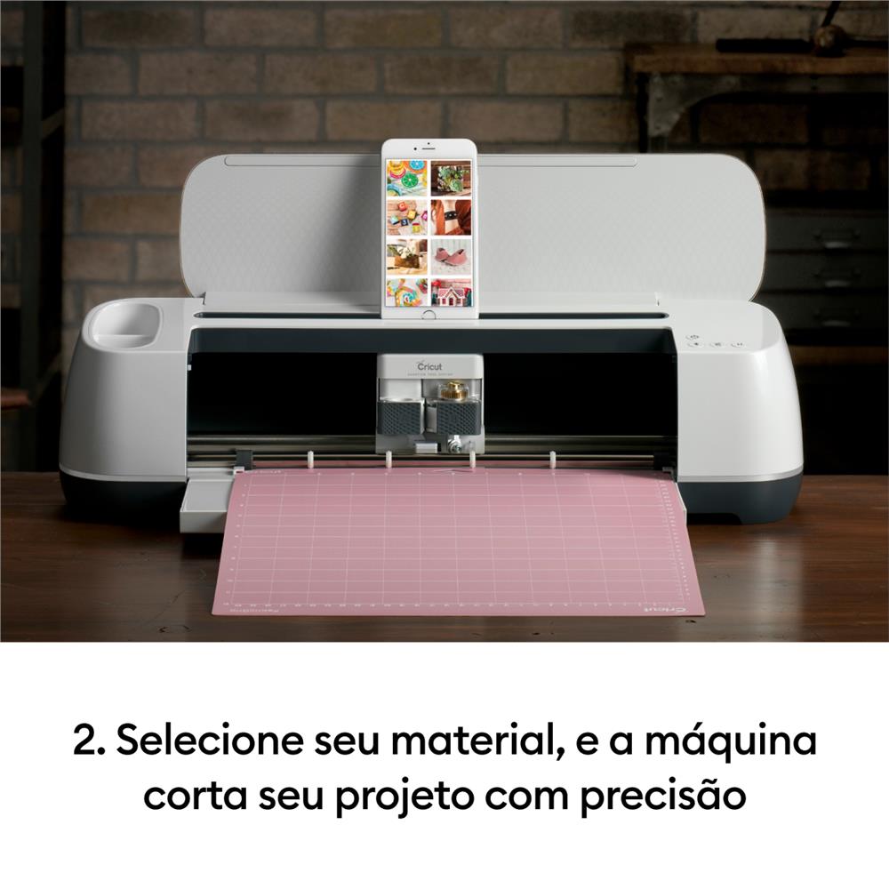 Cricut Maker Champagne, Máquina de Corte Inteligente, Original Bivolt.