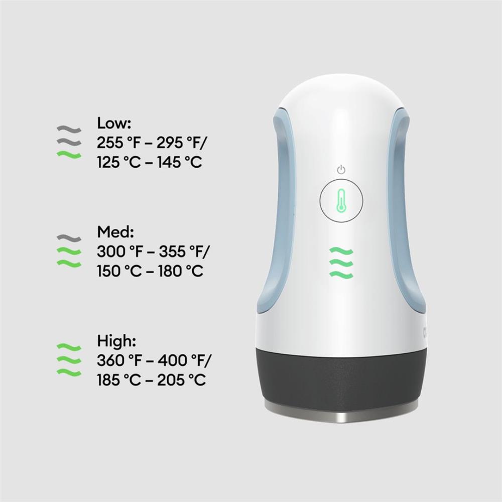 Prensa de Calor EasyPress Mini Cricut, Zen Blue 220V, 3 Níveis de Calor e Ponta de Precisão, Placa Cerâmica, Compacta e Leve