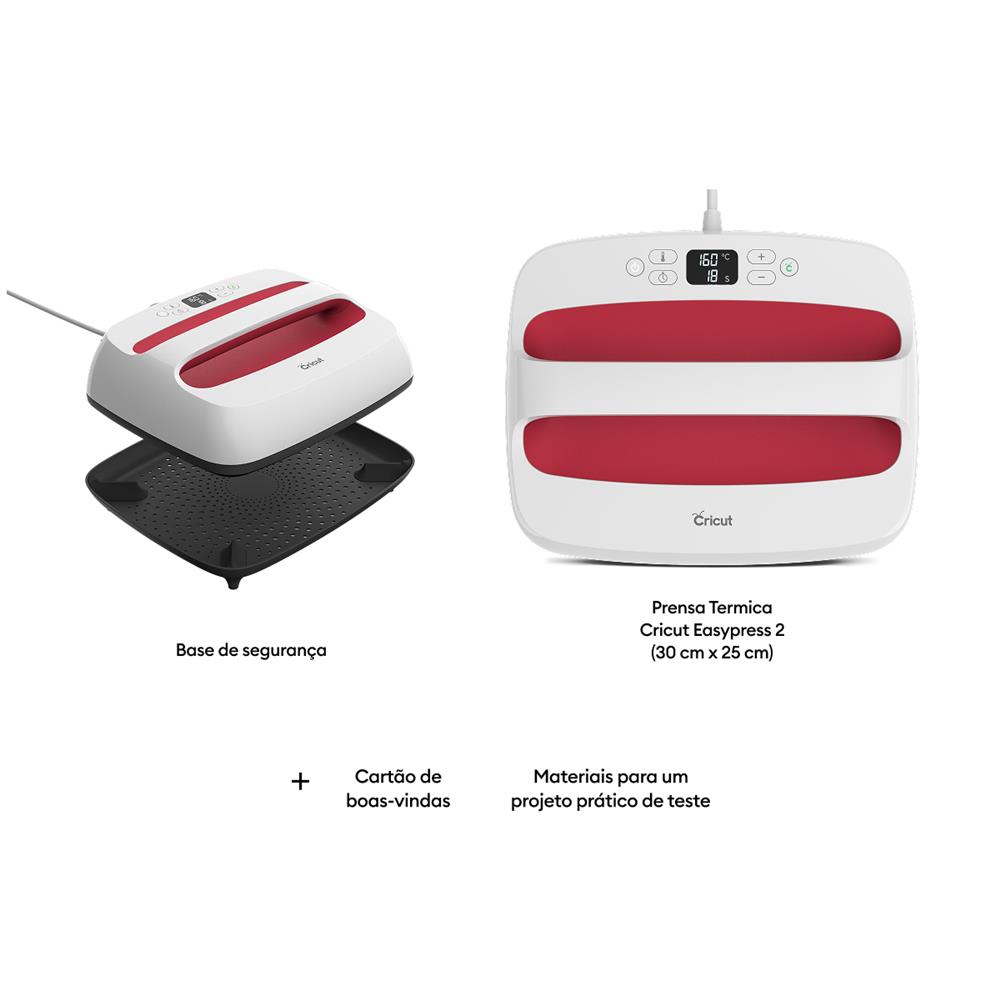 Cricut Prensa Térmica Easy Press 2 - 30,5 X 25,4cm - 110v 